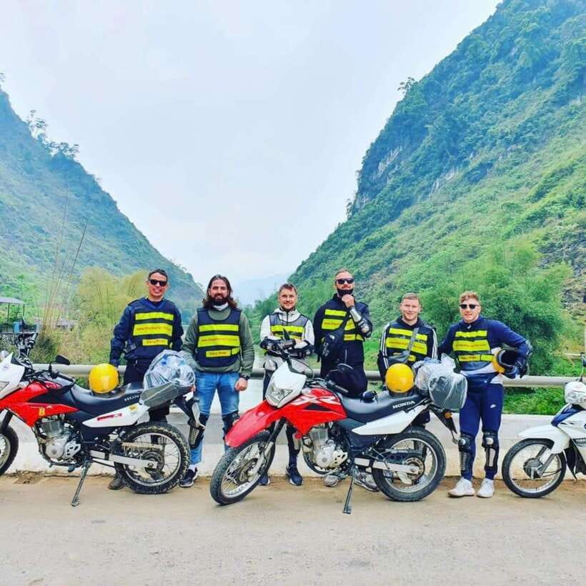 1 Day Ha Giang Loop Tour by Motorbike with Easy Rider - 11:30 AM to 1:00 PM, the road to Lung Tam