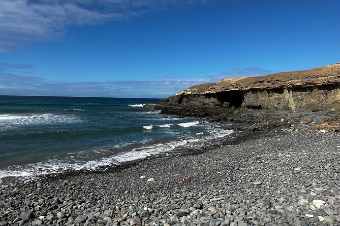 2-Hour Motorcycle Enduro Trip in Fuerteventura - Playa La Solapa brings practice, cliffs, and a quiet shore