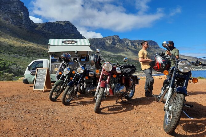 2 Hours Morning Ride on a Classic Royal Enfield in Cape Town - Llandudno, Camps Bay, and the Atlantic Seaboard return