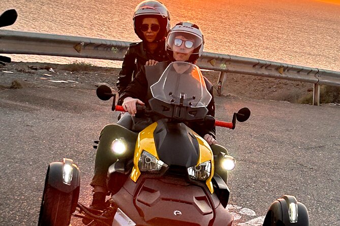 3 wheels motorcycle Coast Tour - Ryker - Gran Canaria Maspalomas - Passing Puerto Rico without stopping