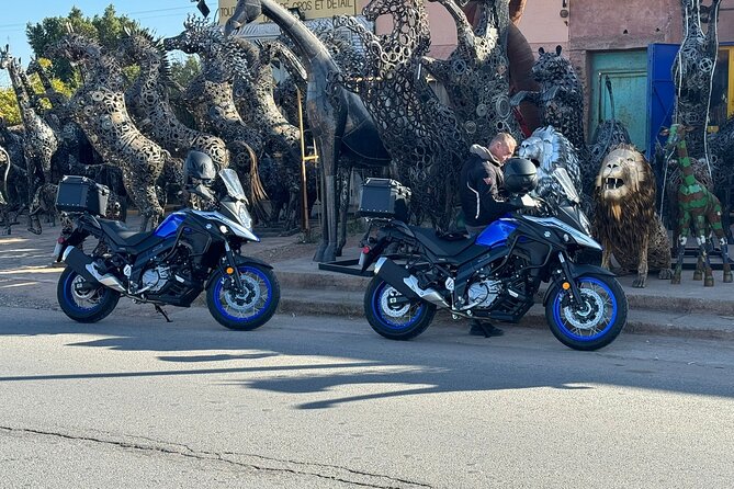 A Day of Motorcycle Ride from Marrakech - The forest path and coffee in the Atlas