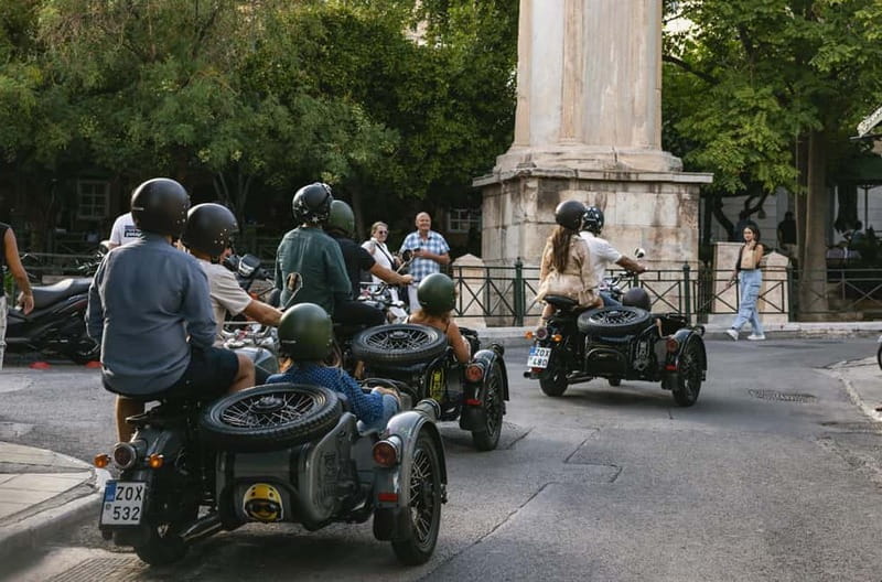 Acropolis of Athens: 60′ Tour in a Vintage Motorcycle - Monastiraki: a fast introduction to old Athens