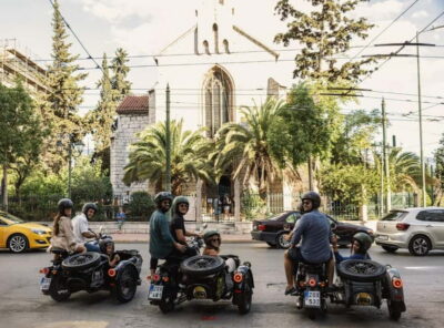 Acropolis of Athens: 60′ Tour in a Vintage Motorcycle