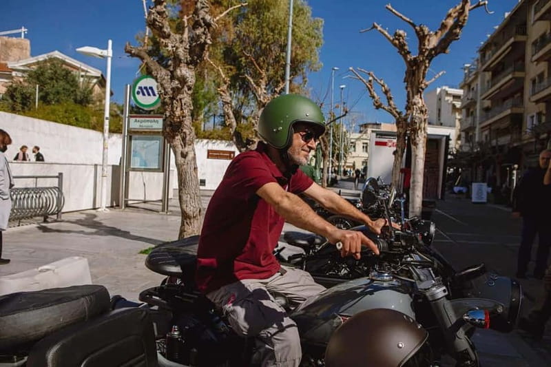Acropolis of Athens: 60′ Tour in a Vintage Motorcycle - The Acropolis photo stop