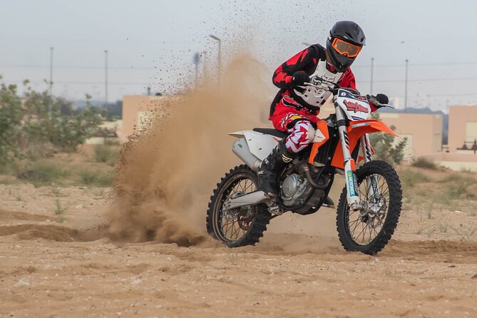 Adult Desert Motorbike Training in Dubai - Working from the basics toward the dunes