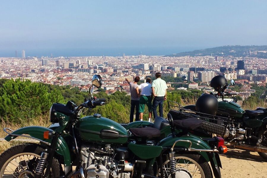 Barcelona: Motorcycle Sidecar Full-Day Tour with Stops - Viewpoints give the day a sense of place