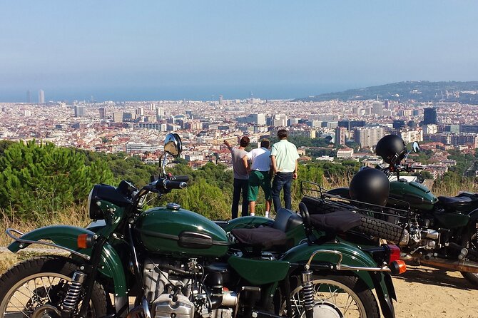 Barcelona Private Tour by Sidecar Motorcycle - Plaza de España and the Olympic side of town