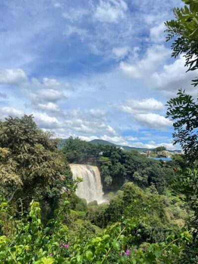 Waterfalls, Farms & Pagoda Easy Rider Motorbike Tour