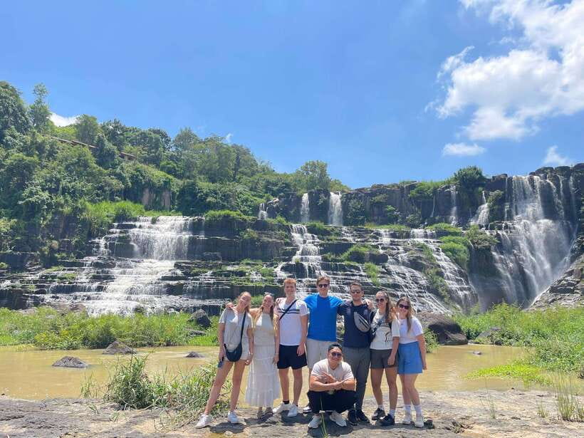 Dalat: MOTORBIKE TOUR TO PONGOUR FALLS- SILK- COFFEE FARM - Pongour Waterfall, Da Lat’s big natural stop