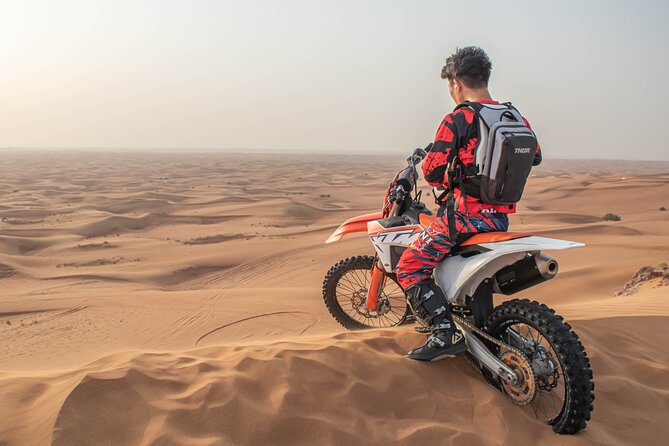 Desert Motorbike Tour in Dubai - Meeting the guide at Skyhub RC Campus