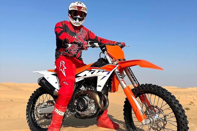 Desert Motorbike Tour in Dubai - Learning the sand before taking on the dunes