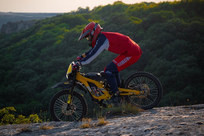 E-Motorcycle Tour in Old Rock Monastery and Old Roman Fortress - Key points at a glance