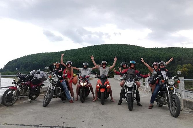 Easy Rider From Hue Da Nang Hoi An Via Hai Van Pass With Mister T - Thanh Toan Bridge begins the day quietly