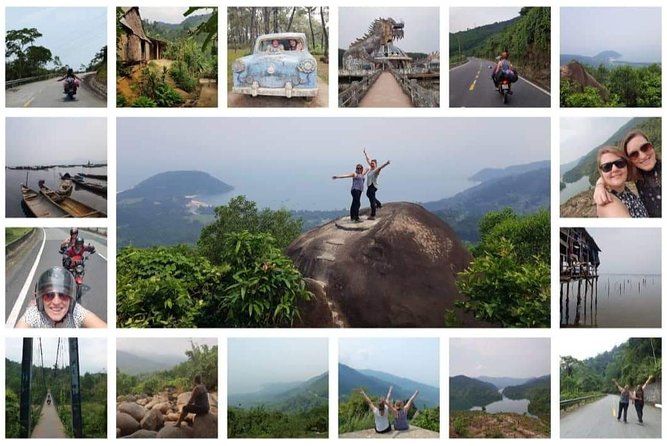 Easy Rider From Hue Da Nang Hoi An Via Hai Van Pass With Mister T - Suoi Mo Waterfall breaks up the ride