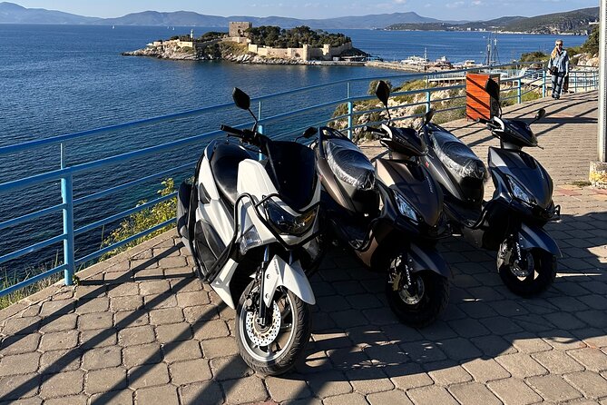 Ephesus & Kusadasi Rent a SCOOTER & MOTORCYCLE - Using the scooter around Kusadasi