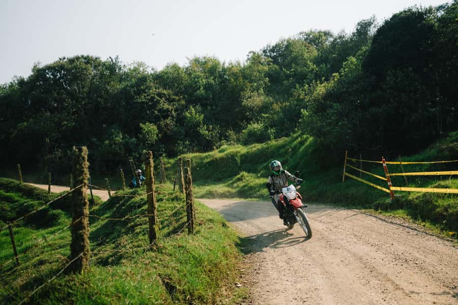 From Bogota: Mountains & Valleys Off-Road Motorcycle Tour - Choachí lunch at the midpoint