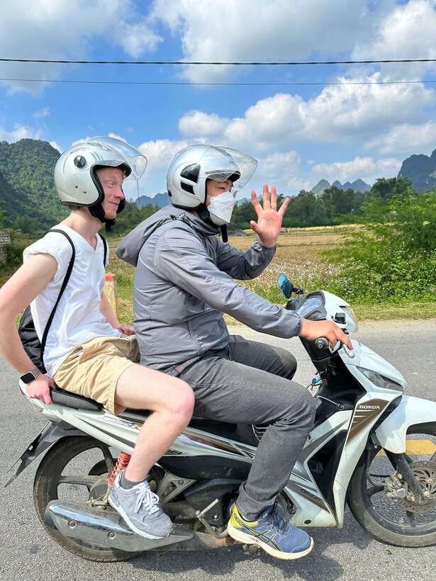 From Hanoi: Ban Gioc Waterfall 2d/2n Mix Car and Motorbike - Craft villages and stilt houses