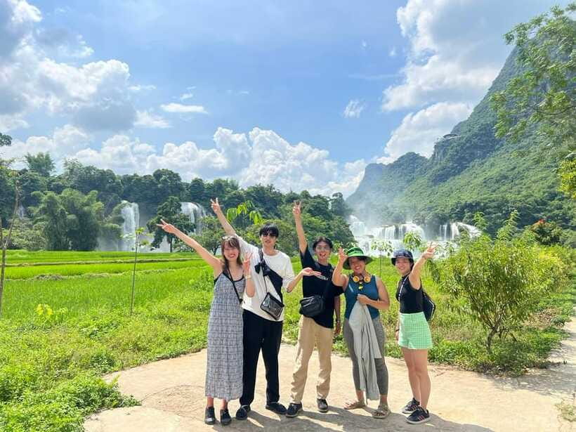 From Hanoi: Ban Gioc Waterfall 2d/2n Mix Car and Motorbike - Trúc Lâm Pagoda and the first view of the falls