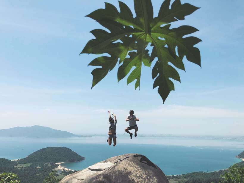 From Hue/Da Nang/Hoi An: Hai Van Pass Tour by Motorbike - The waterfall and freshwater swimming stop