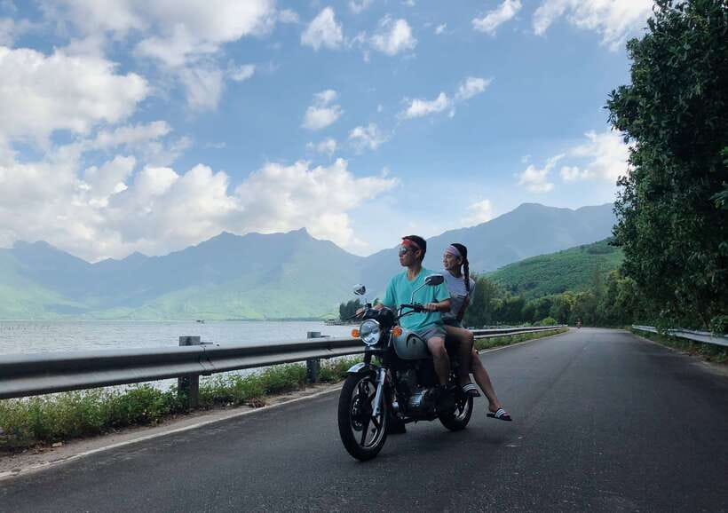 From Hue/Da Nang/Hoi An: Hai Van Pass Tour by Motorbike - 8:00 pickup and the first city views
