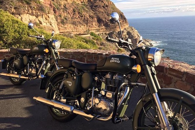 Full Day Cape Peninsula Motorcycle Tour on a Royal Enfield - Chapmans Peak puts the riding first