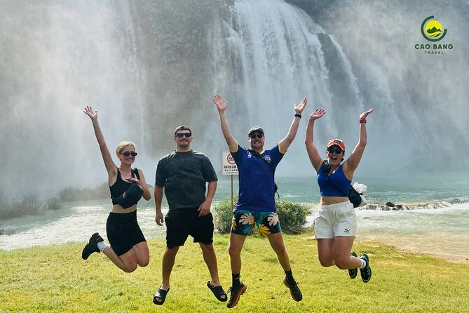 Full Day Motorbike Cao Bang Loop Tour to Ban Gioc Waterfalls - Ban Gioc Waterfall and the one-hour sampan ride
