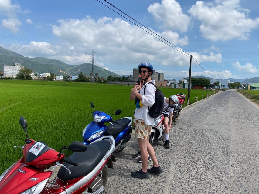 Getaway Explore Ba Ho waterfall,Full Day by Motorcycle Tour - Mat weaving, bread making, and the rural road