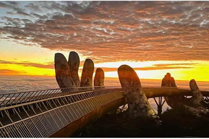 Golden Hand Bridge from Hue, Da Nang, Hoi An by Mr T Easy Rider - Starting from Hue, Da Nang, or Hoi An