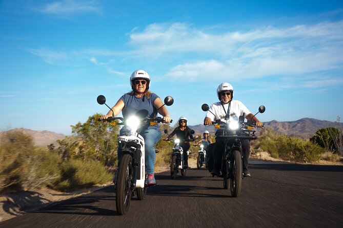Guided Electric Motorbike Tour inside Joshua Tree National Park - Learning the UBCO 2x2 before the ride