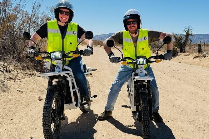 Guided Electric Motorbike Tour inside Joshua Tree National Park - Paved and unpaved roads through Joshua Tree