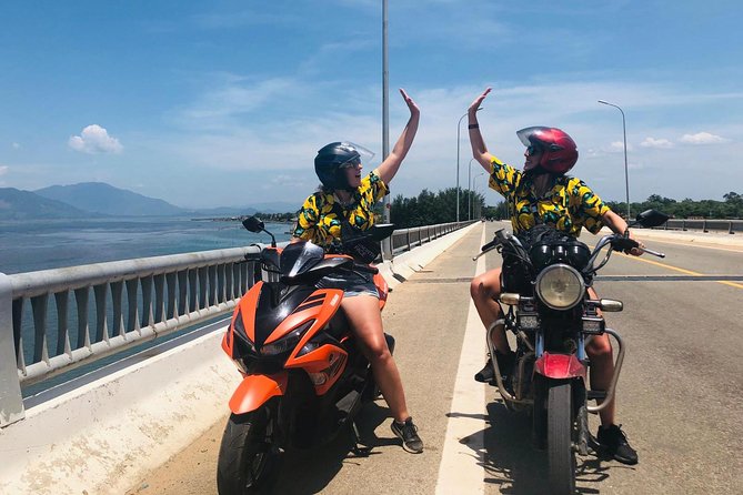 Hai Van Pass Motorbike Private Tour with Mister T Easy Rider - Suoi Mo Waterfall adds the day’s most refreshing break