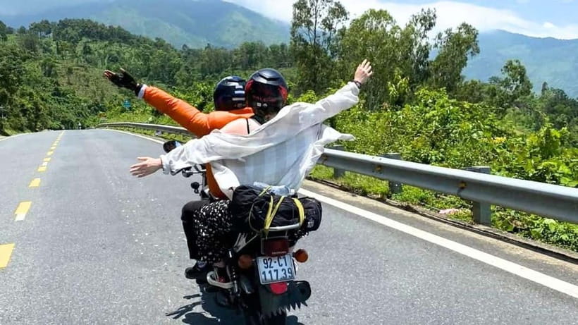 Hai Van Pass Motorbike Private Tour with Mr T Easy Rider - Mo Waterfall and the swimming stops