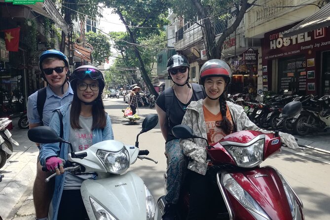Half-Day Guided Hanoi Motorcycle Tour with Hotel Pickup - West Lake and Tran Quoc Pagoda