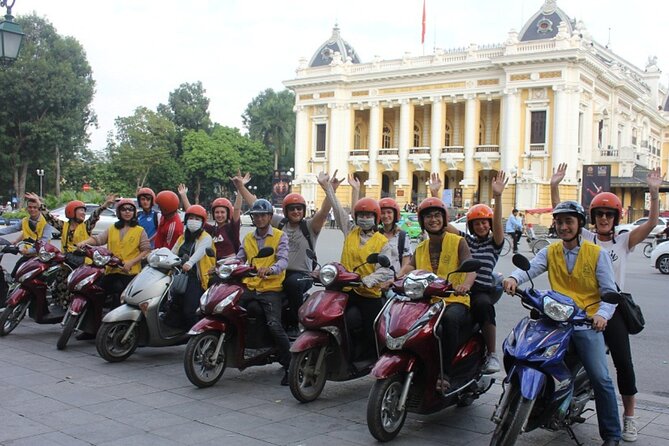 Hanoi City Motorbike Tour with Banana Island and Local Food - Key points at a glance