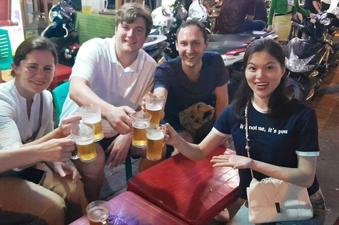 Hanoi Michelin Star Food Tour Via Jeep, Vespa or Motorbike - Hanoi Train Street with coffee
