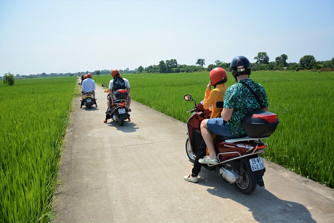 Hanoi Motorbike Led By Women: Hanoi Countryside Motorbike Tours - A meal, egg coffee, and the ride back