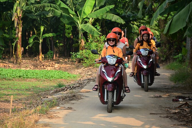 Hanoi Motorbike Led By Women: Hanoi Countryside Motorbike Tours - Hoi Phu and the practical craft of broom making