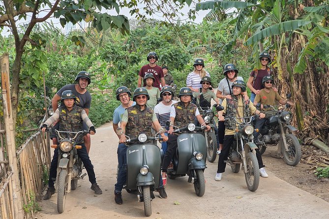 Hanoi Motorbike Tour: Food, Culture and Fun by Vintage Motorbike - Long Bien Bridge and the Red River Views