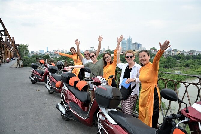 Hanoi Motorbike Tours Led By Women: Hanoi City Insight Motorbike Tours - Long Bien Bridge and Hanoi’s back streets