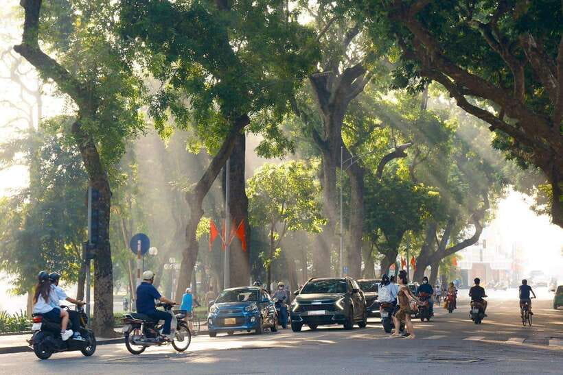 Hanoi: Private Motorbike Tour with Highlight Local Food - A rooftop view closes the evening