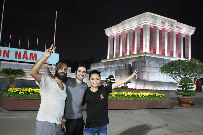 Hanoi Sunset Motorbike Tour - Long Bien Bridge and the Red River crossing