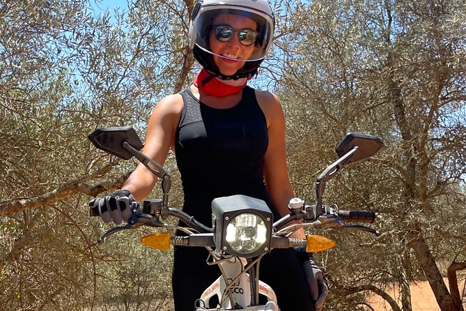 Hills & Thrills: 4 Hr Fonte da Benémola Electric Motorbike Tour - Riding out from Almancil into the Algarve hills