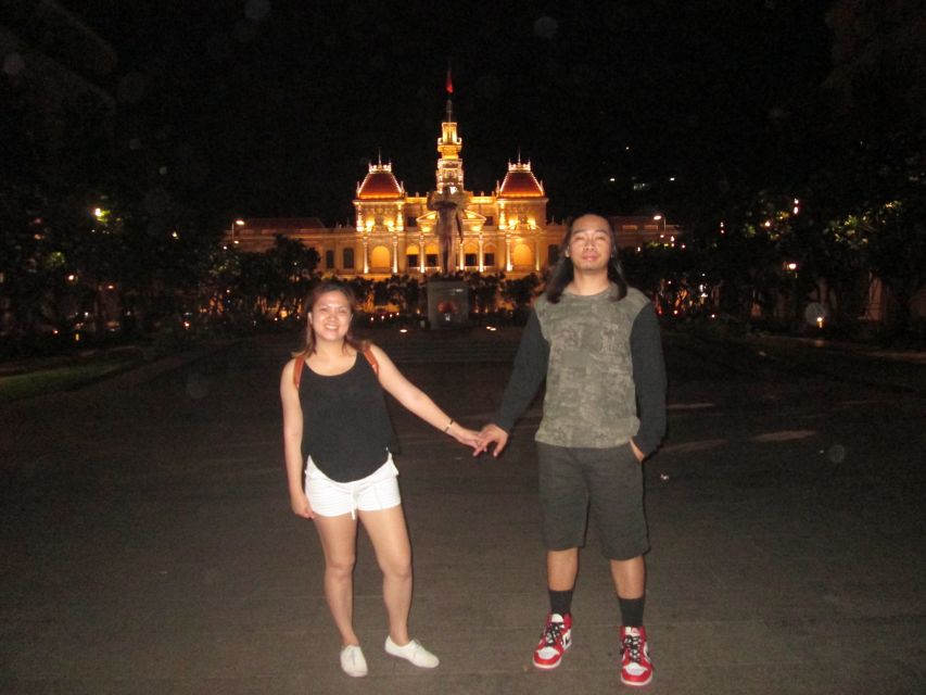 Ho Chi Minh City: Midnight Motorbike Tour - French architecture and downtown after dark