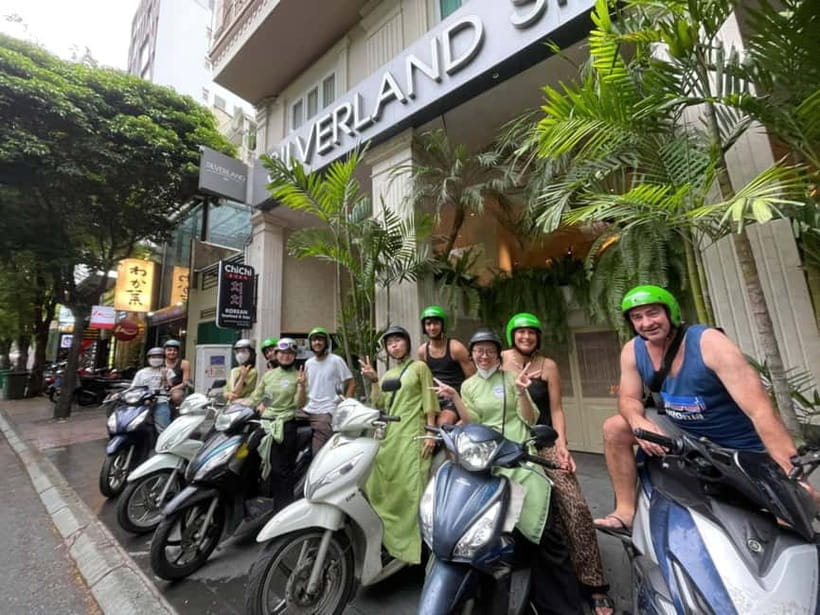 Ho Chi Minh City: Motorbike Street Food Tour - 12 Tastings - A drink break, flan, and steamed oysters