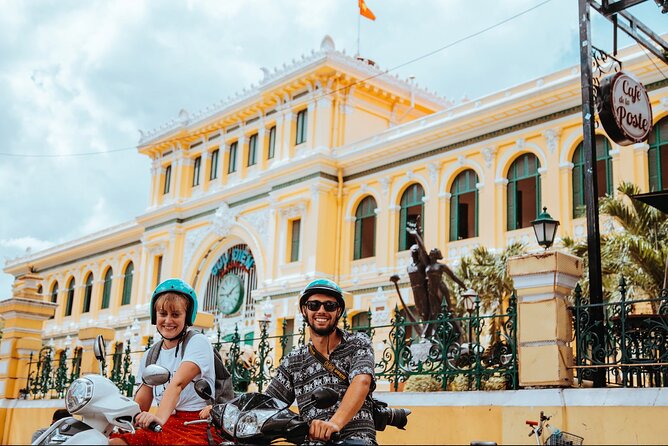 Ho Chi Minh City Motorbike Tour w Student + Safe + Fun - Notre Dame Cathedral and the Central Post Office