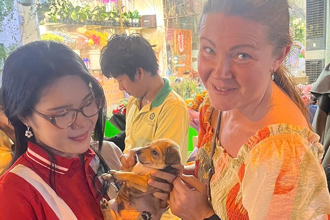 Ho Chi Minh Street Food and Sightseeing By Motorbike - Ho Thi Ky Flower Market after the food stops