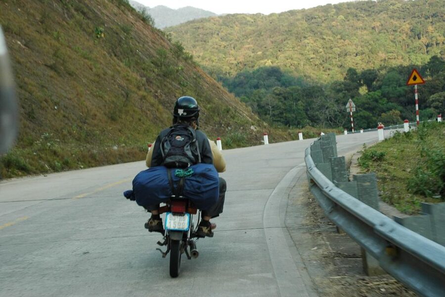Hue to Hoi An/Da Nang: Private Scenic Motorbike Tour - Leaving Hue through rice fields and quiet villages