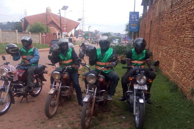 Kampala boda boda tours [motorbike tours]. - Climbing the minaret at Gaddafi National Mosque