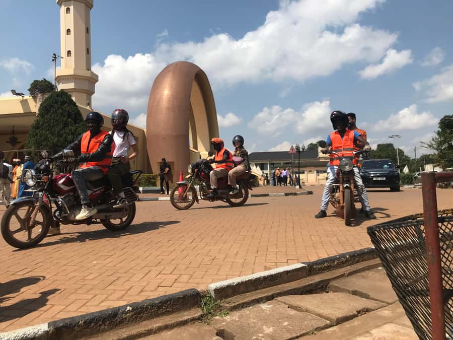 KAMPALA MOTOR BIKE TOURS (boda boda tours) - Kabaka’s Palace connects the city to Buganda