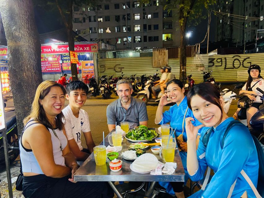 KISSTOUR| Saigon By Night & Street Food Tour on Motorbike - Street food turns the ride into a meal